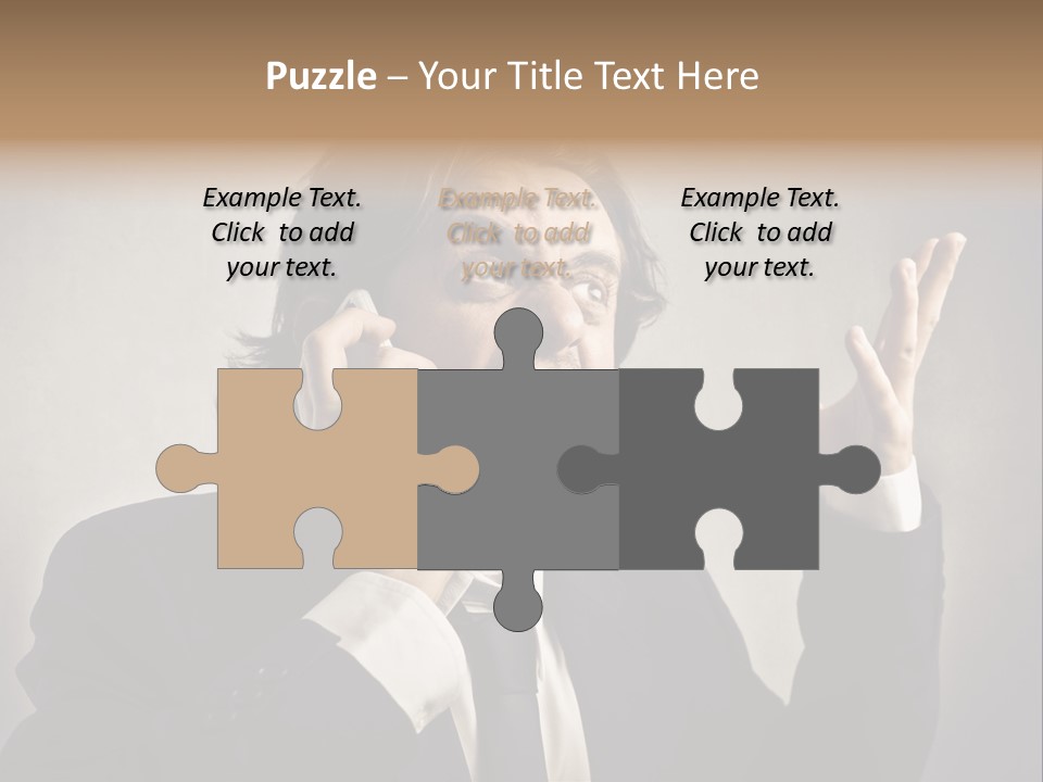 Leader Anger Mobile PowerPoint Template