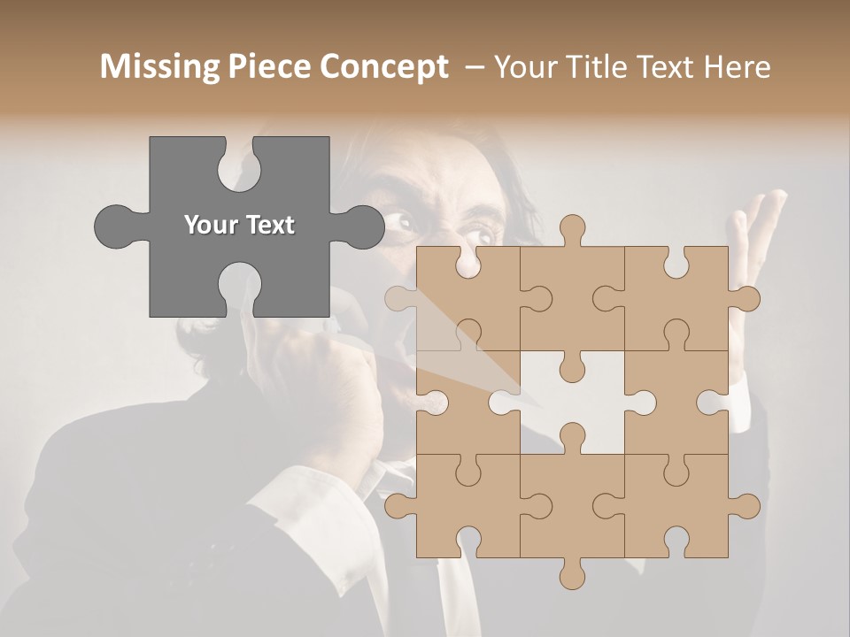 Leader Anger Mobile PowerPoint Template