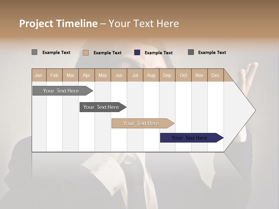 Leader Anger Mobile PowerPoint Template