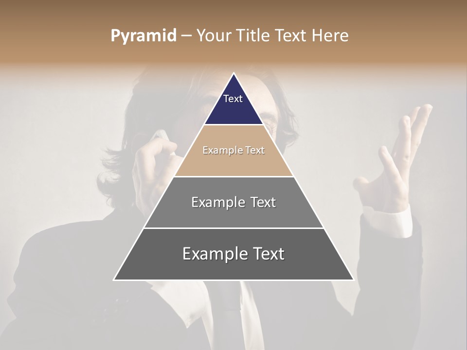 Leader Anger Mobile PowerPoint Template