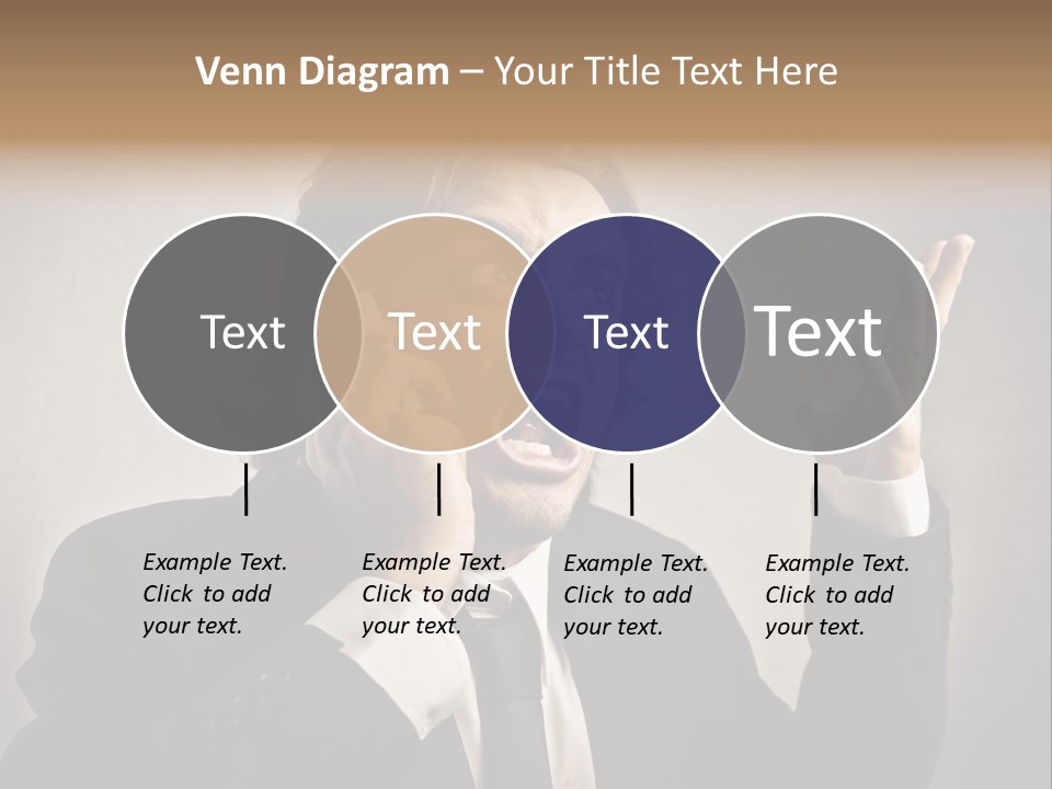 Leader Anger Mobile PowerPoint Template