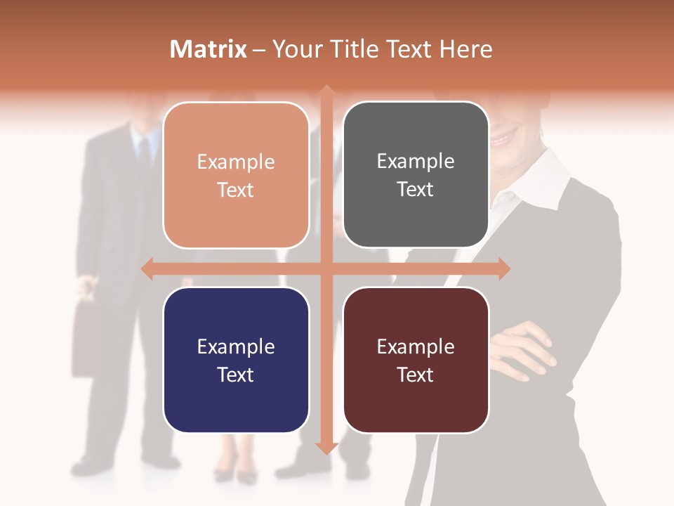 Young Success Girl PowerPoint Template