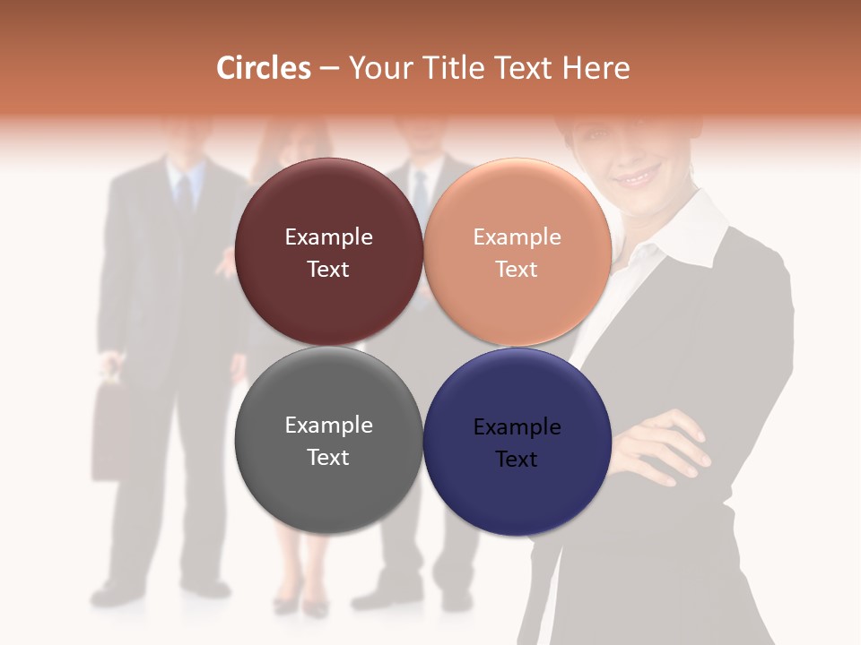 Young Success Girl PowerPoint Template