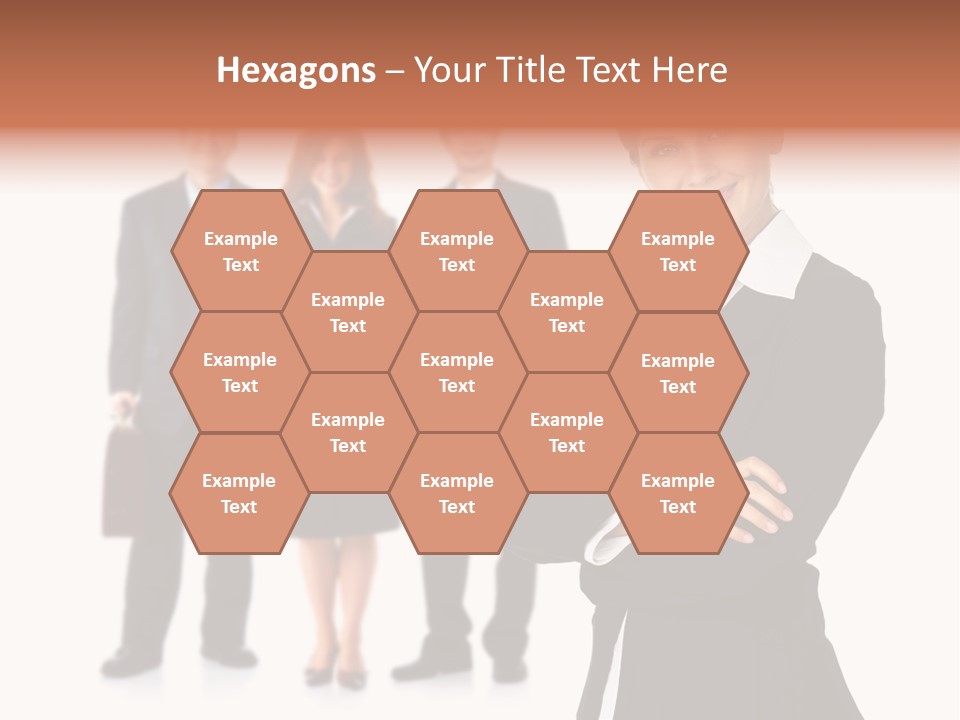 Young Success Girl PowerPoint Template