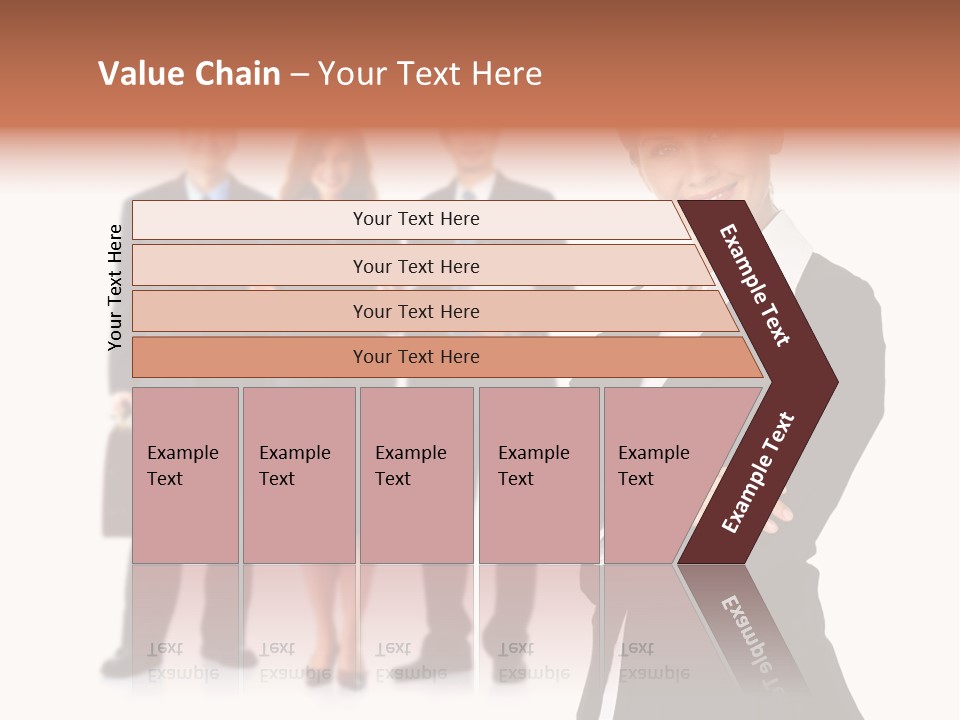 Young Success Girl PowerPoint Template