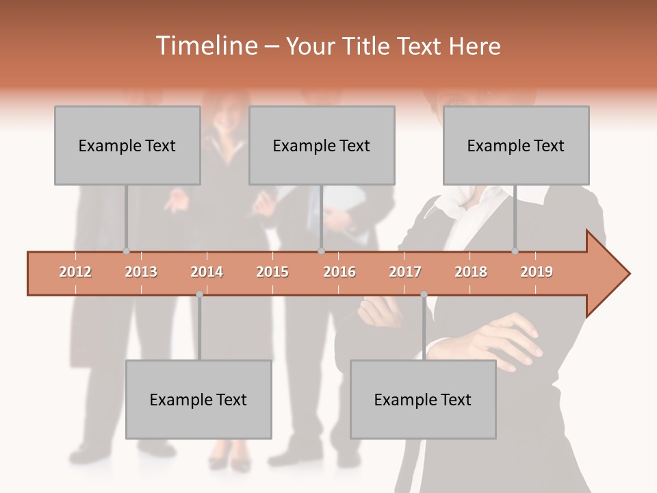 Young Success Girl PowerPoint Template