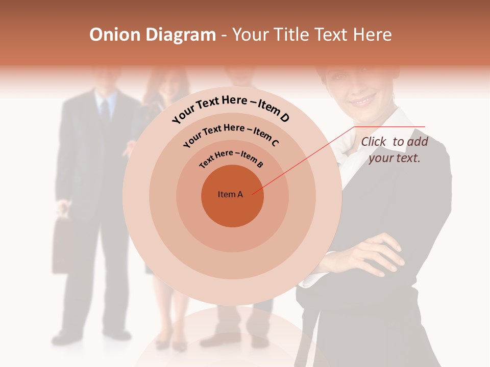 Young Success Girl PowerPoint Template