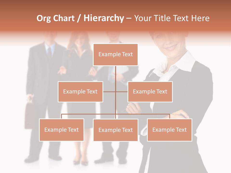 Young Success Girl PowerPoint Template