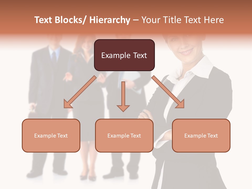 Young Success Girl PowerPoint Template