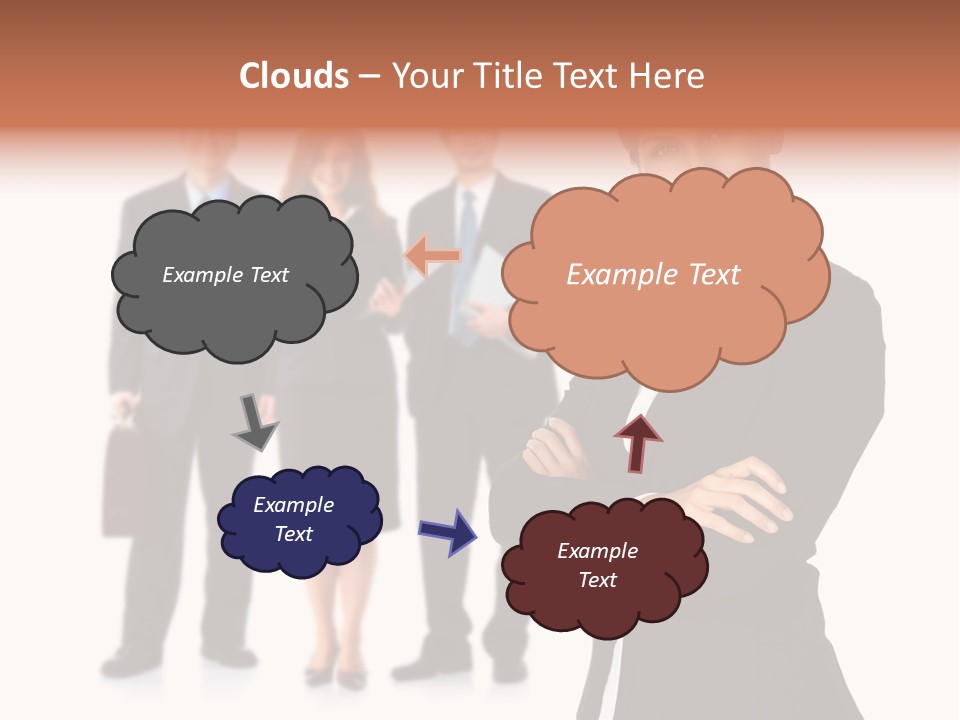 Young Success Girl PowerPoint Template