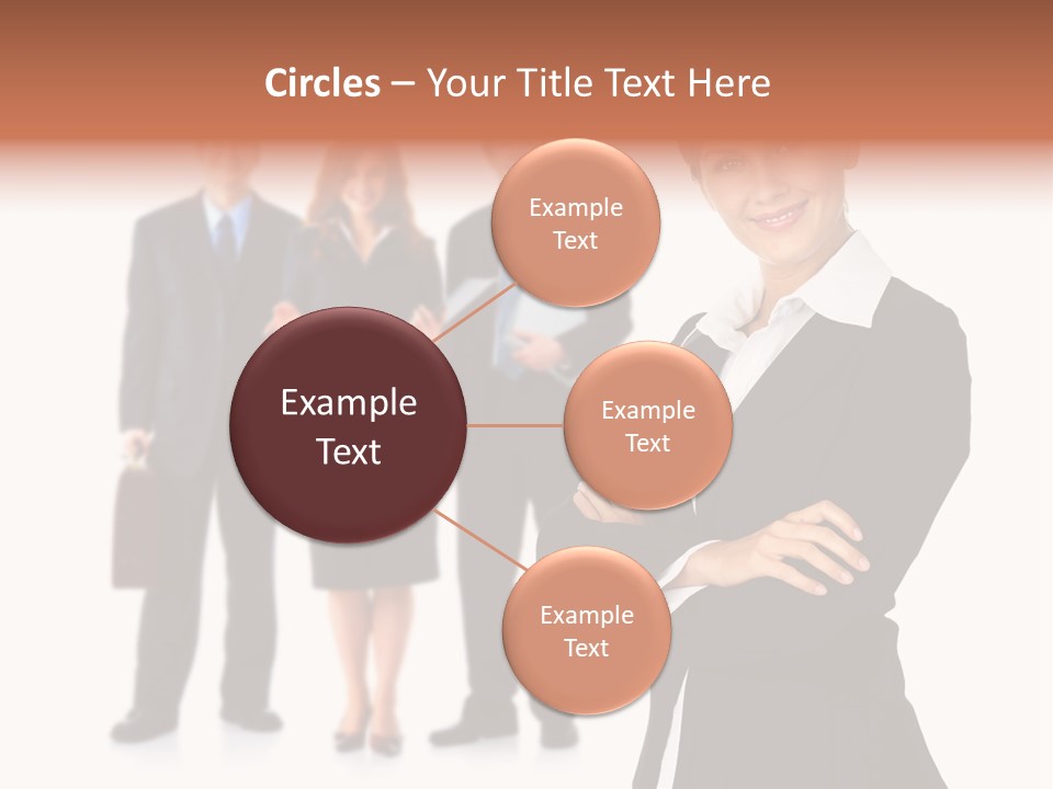 Young Success Girl PowerPoint Template