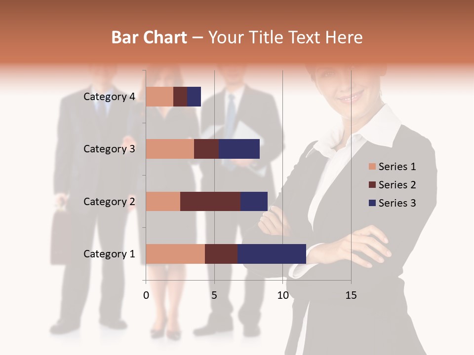 Young Success Girl PowerPoint Template