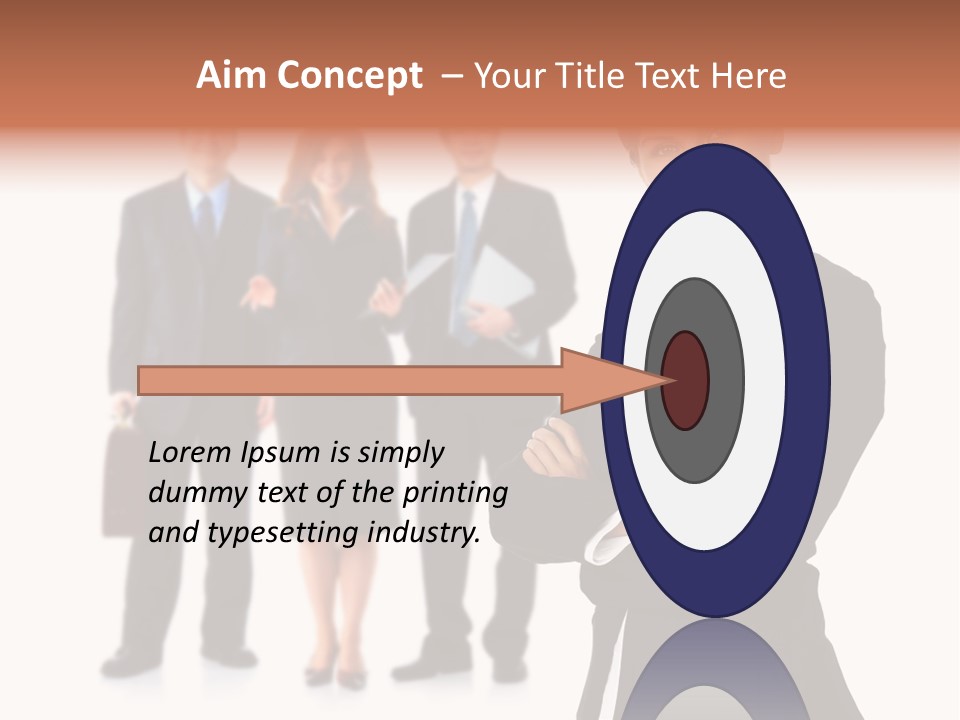 Young Success Girl PowerPoint Template