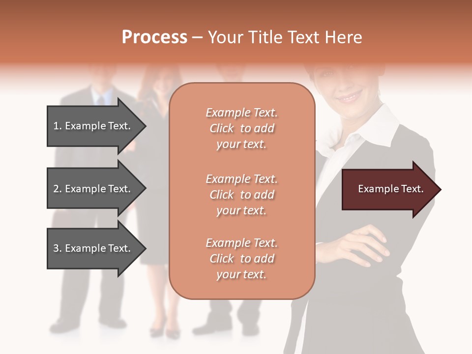 Young Success Girl PowerPoint Template