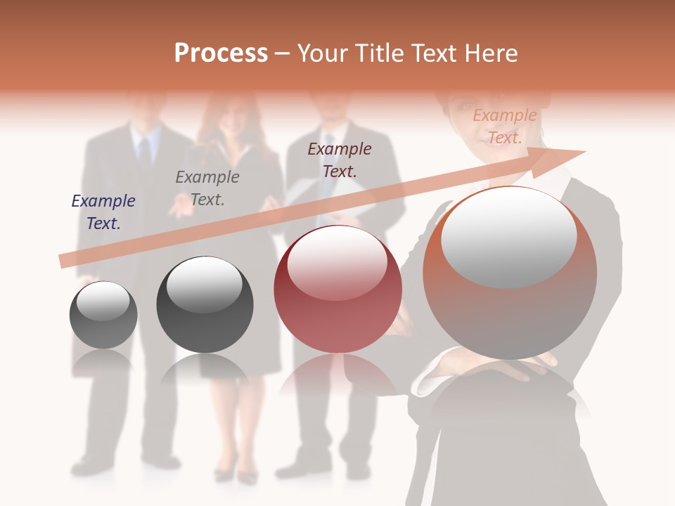 Young Success Girl PowerPoint Template