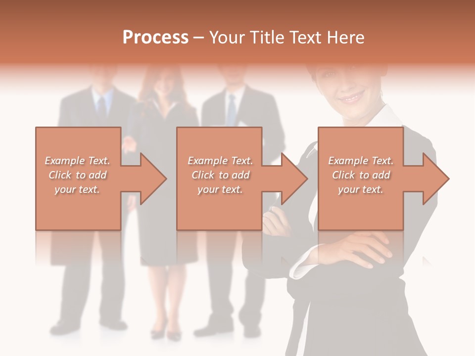 Young Success Girl PowerPoint Template