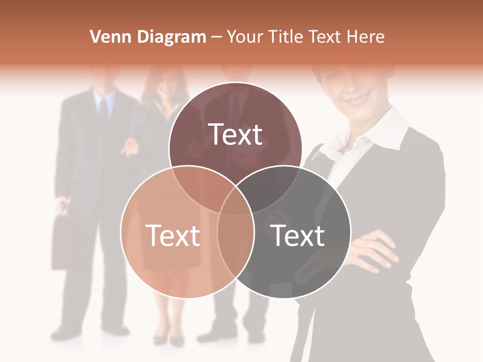 Young Success Girl PowerPoint Template