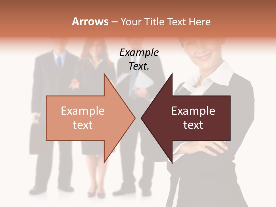 Young Success Girl PowerPoint Template