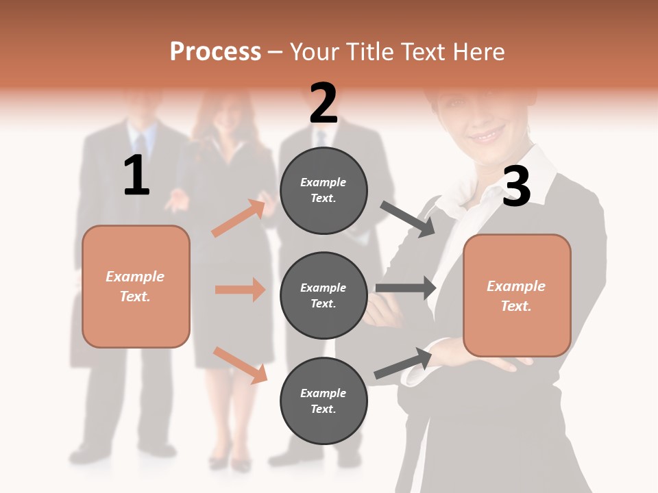 Young Success Girl PowerPoint Template