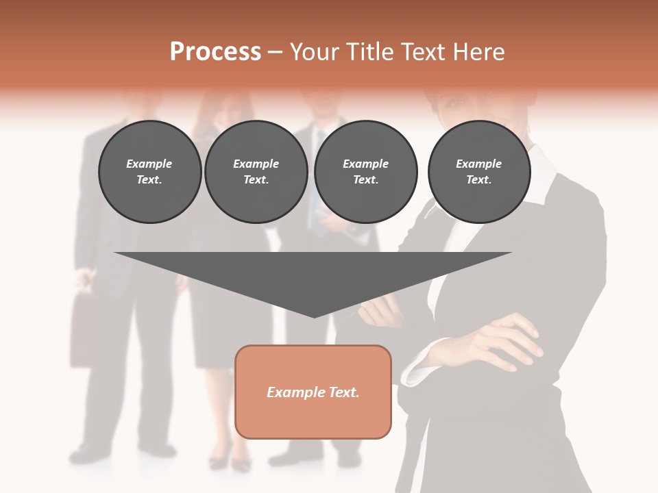 Young Success Girl PowerPoint Template