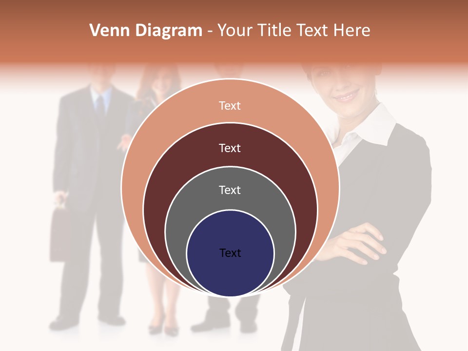 Young Success Girl PowerPoint Template