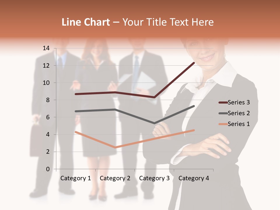 Young Success Girl PowerPoint Template