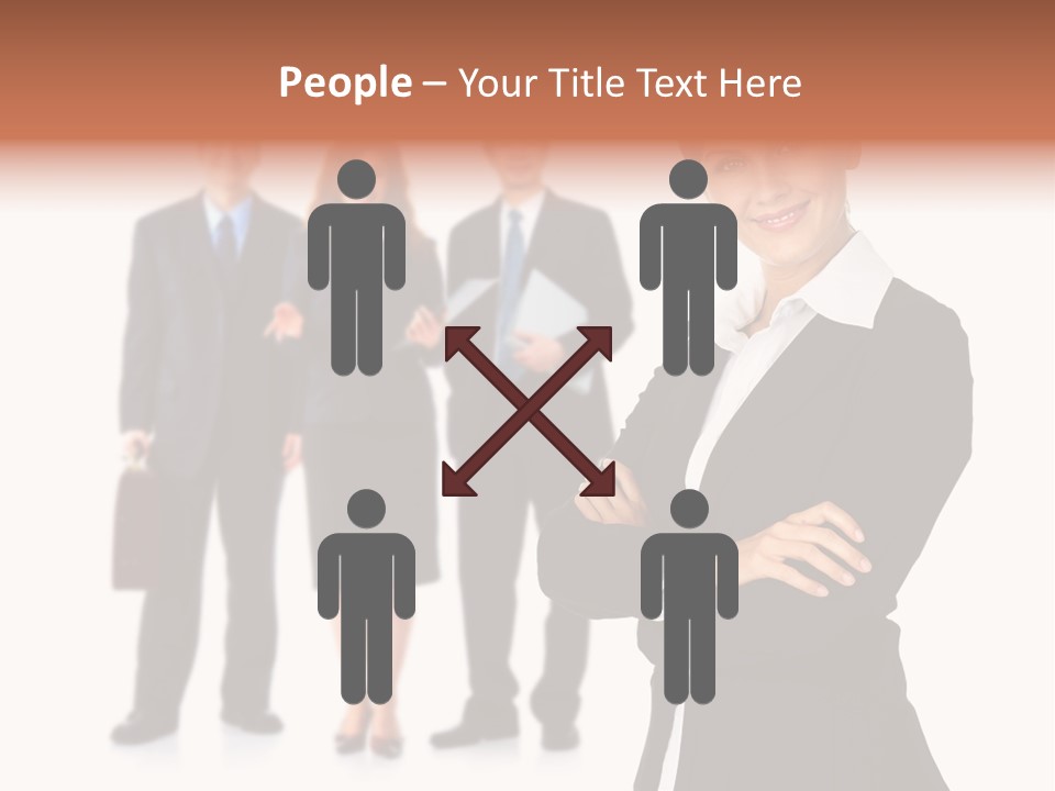 Young Success Girl PowerPoint Template