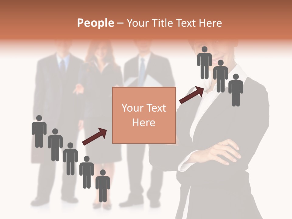 Young Success Girl PowerPoint Template