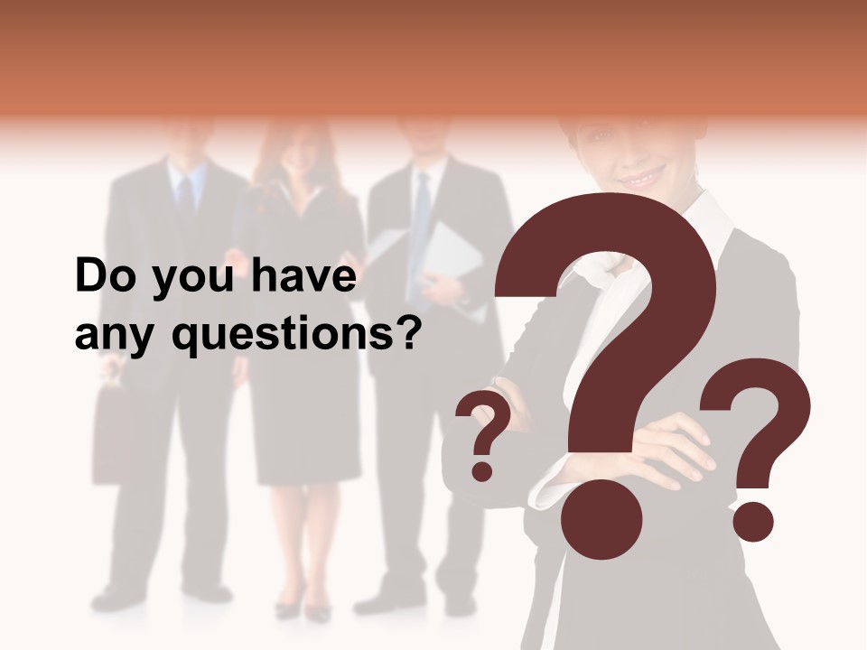 Young Success Girl PowerPoint Template