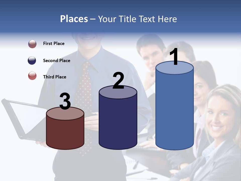 Folder Person Background PowerPoint Template