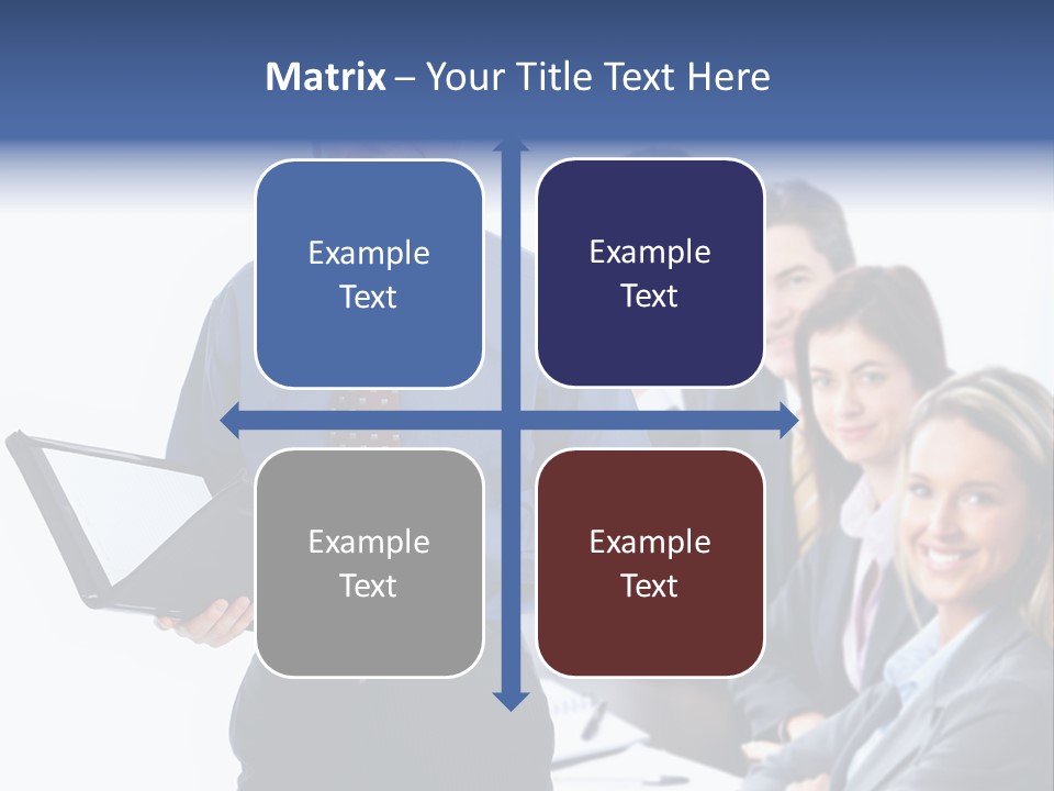 Folder Person Background PowerPoint Template