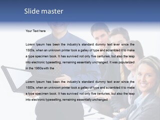 Folder Person Background PowerPoint Template