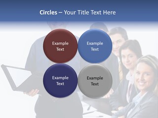 Folder Person Background PowerPoint Template