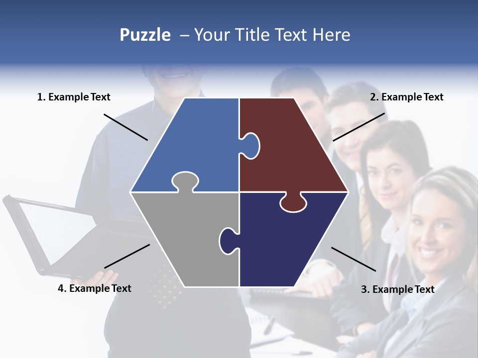 Folder Person Background PowerPoint Template