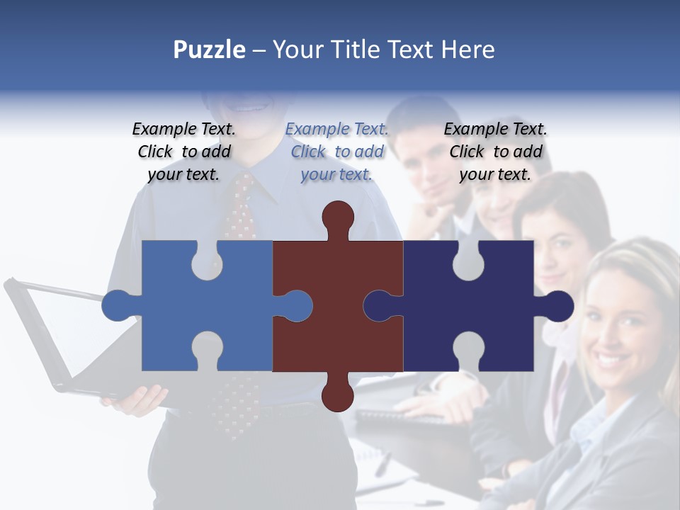 Folder Person Background PowerPoint Template