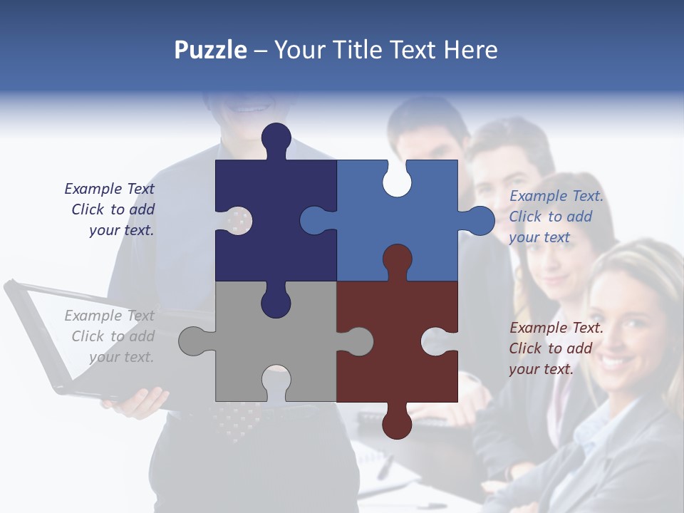 Folder Person Background PowerPoint Template