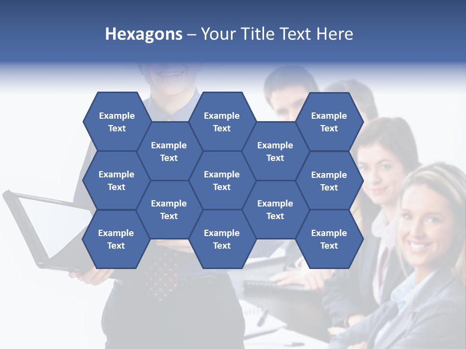 Folder Person Background PowerPoint Template