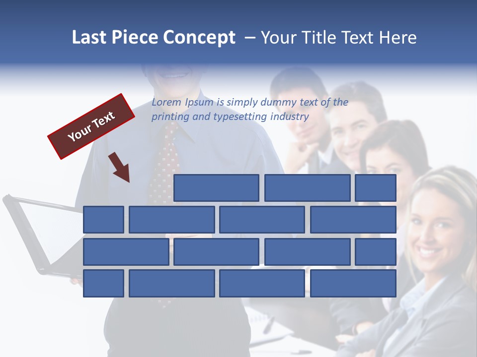 Folder Person Background PowerPoint Template