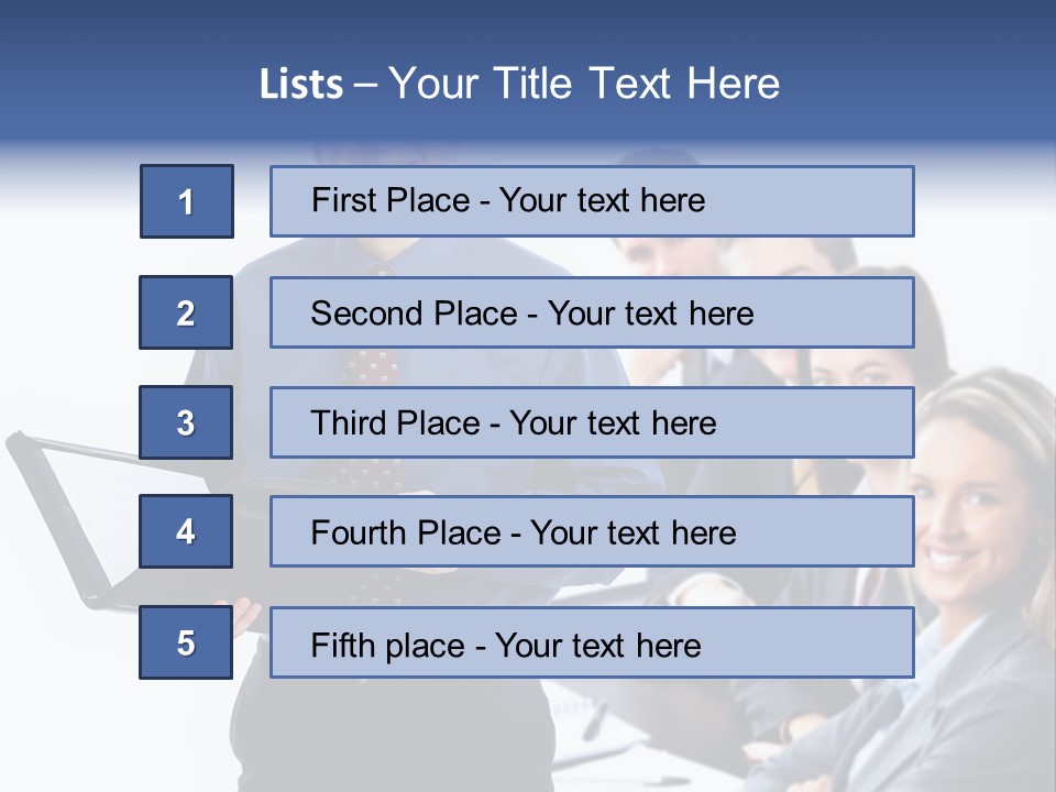 Folder Person Background PowerPoint Template