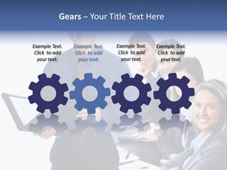 Folder Person Background PowerPoint Template