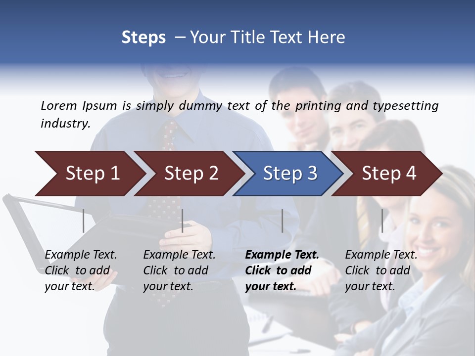 Folder Person Background PowerPoint Template