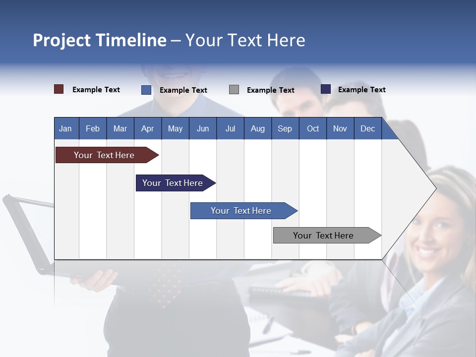 Folder Person Background PowerPoint Template