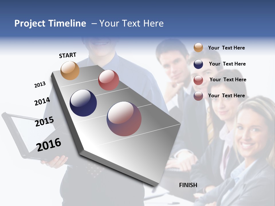 Folder Person Background PowerPoint Template