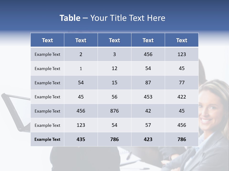 Folder Person Background PowerPoint Template