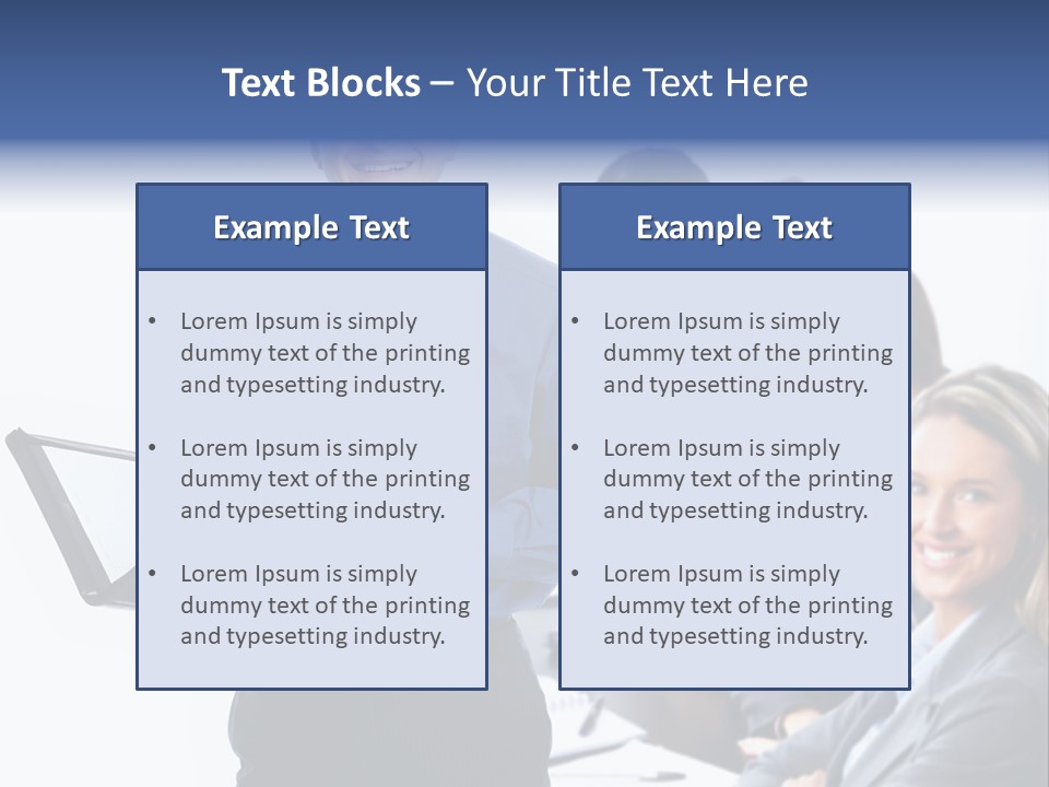 Folder Person Background PowerPoint Template