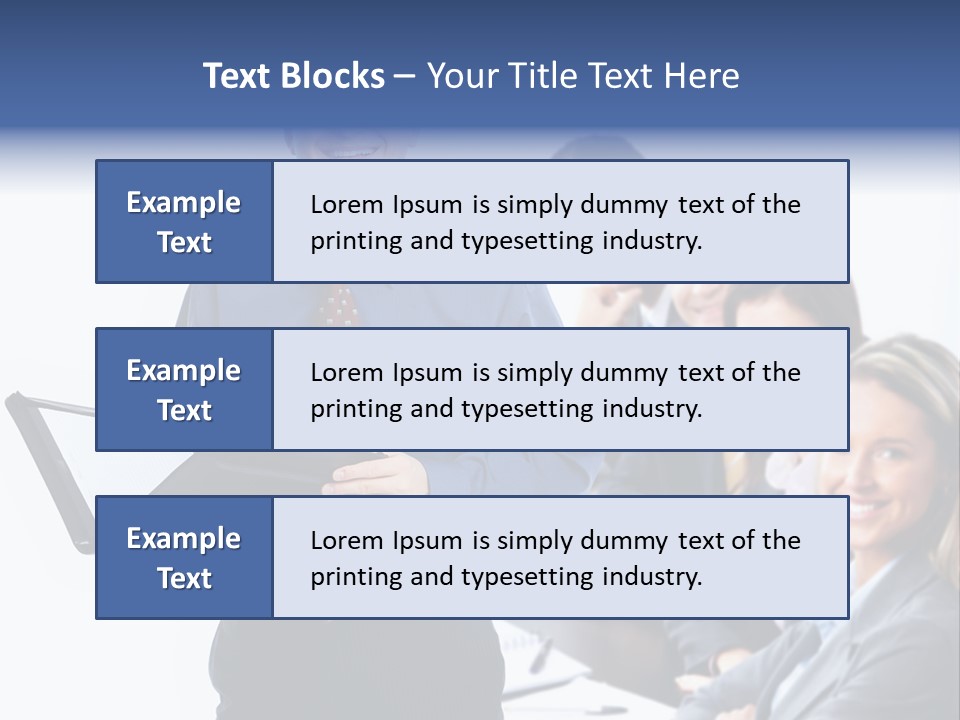 Folder Person Background PowerPoint Template