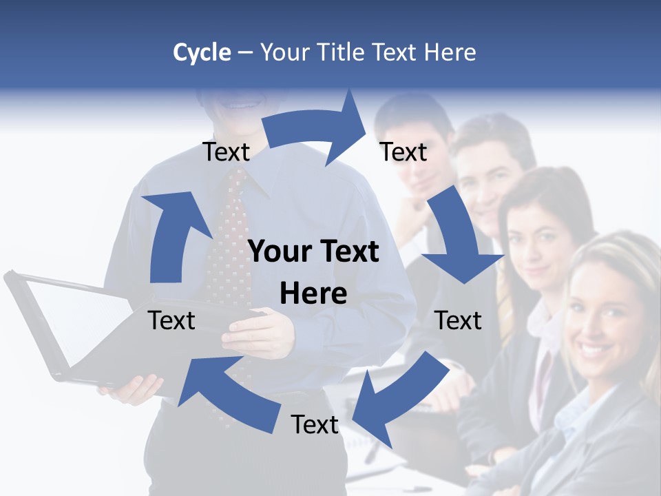 Folder Person Background PowerPoint Template
