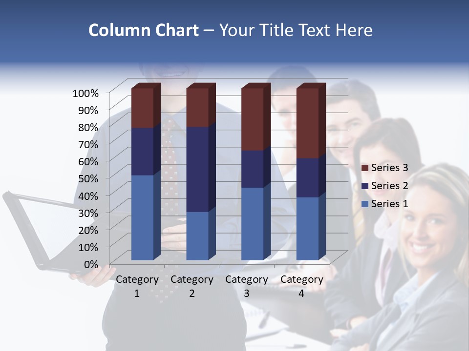 Folder Person Background PowerPoint Template