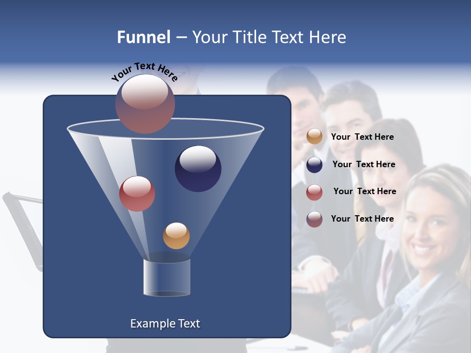 Folder Person Background PowerPoint Template