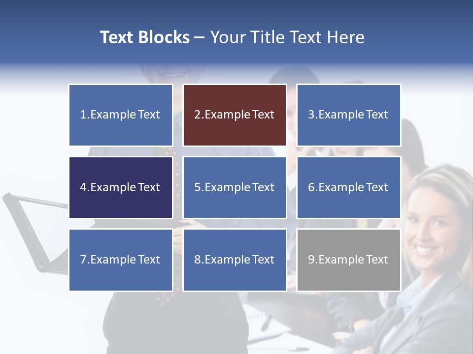 Folder Person Background PowerPoint Template